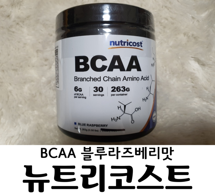 뉴트리코스트 BCAA 블루라즈베리맛 필수 아미노산이 들어있는 헬스보충제! 단백질 보충제