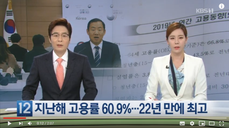 지난해 고용률 60.9%, 22년 만에 최고…40대 고용은 ‘숙제’ / KBS뉴스