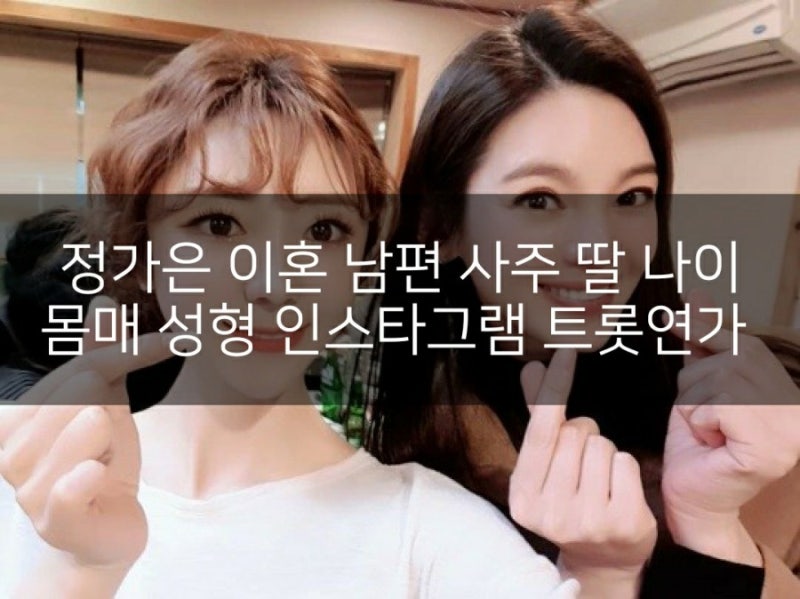 정가은 이혼 남편 사주 딸 나이 몸매 성형 인스타그램 트롯연가