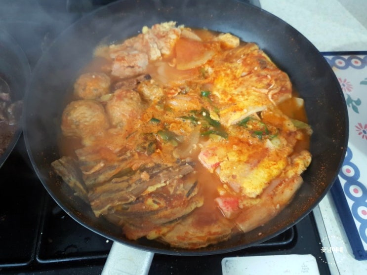 백종원 전찌개 만드는법 황금레시피 : 남은 명절음식 처리하기  쉬운 모둠전찌개  (feat.오뚜기XO굴림만두)