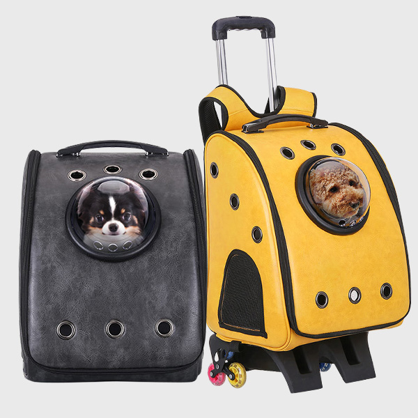 꿀템팩토리 UFO 강아지 이동가방 켄넬 유모차 캐리어 가방