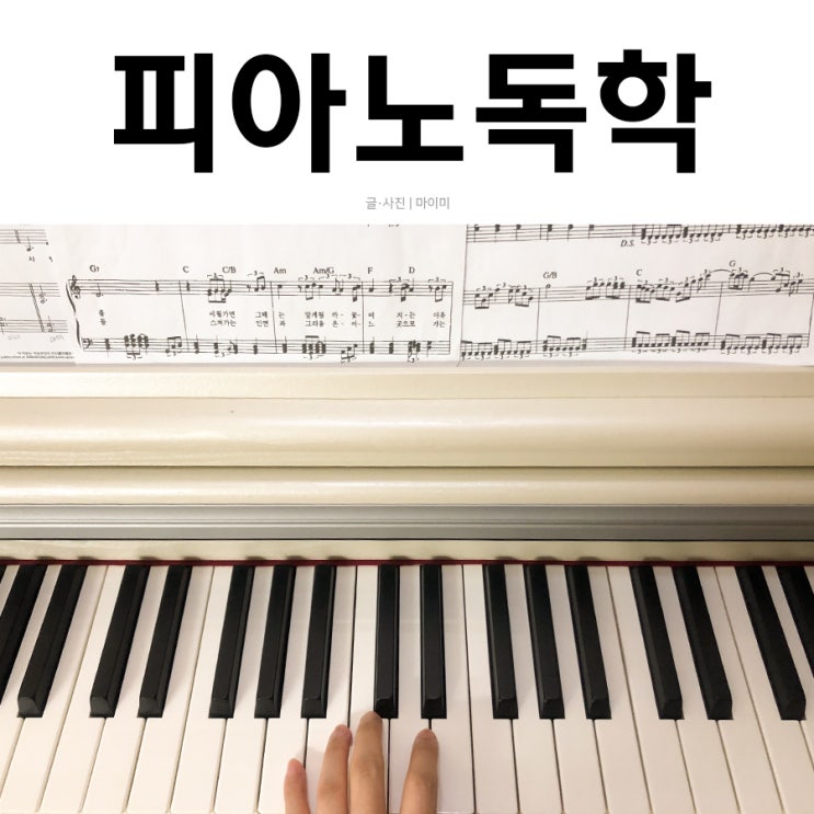 피아노독학으로 한동준의 사랑의서약 연주하기