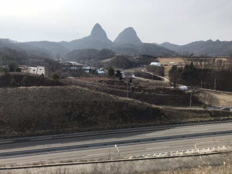 설명절 지내고 천안으로 가는 길