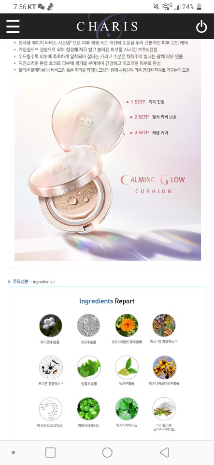  따끈 따끈 신제품 *카밍 글로우 쿠션*