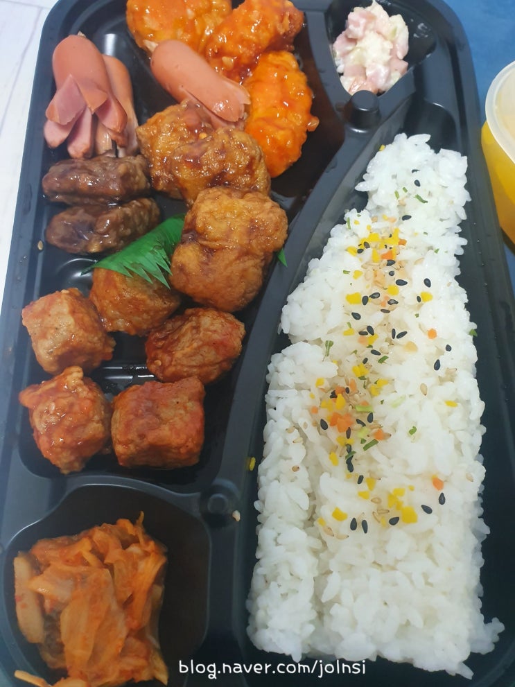  [CU편의점 도시락]최애7찬 도시락 인기메뉴 튀김, 고기 가득!