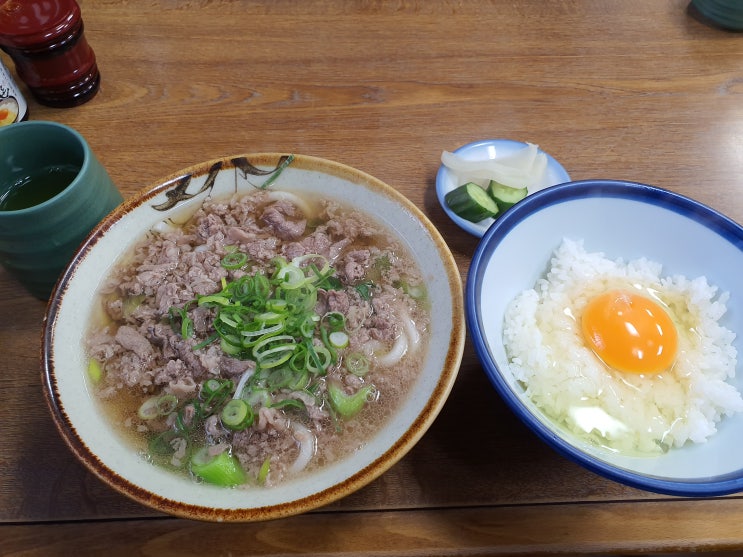 오사카 맛집 고기우동(肉うどん)의 자존심 치토세 우동