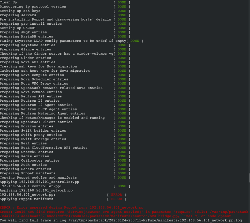 PackStack 사용하여 OpenStack 설치 - CentOS 7 에 VirtualBox 환경 : 네이버 블로그