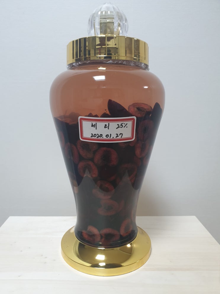  체리주 만들기 ( 체리담금주 )