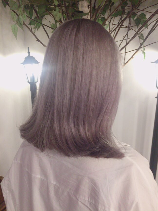  탈색 잘하는 미용실 홍대까헤어, 애쉬 그레이 바이올렛  seoul recommended hair salon, ash grey violet color