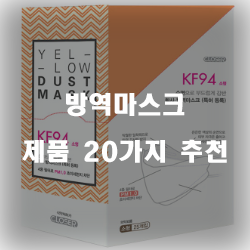  올해의 방역마스크 제품 강력 추천 정보 입니다