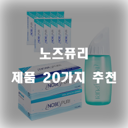  [제품정보] 노즈퓨리 제품 20가지 추천 정보 입니다