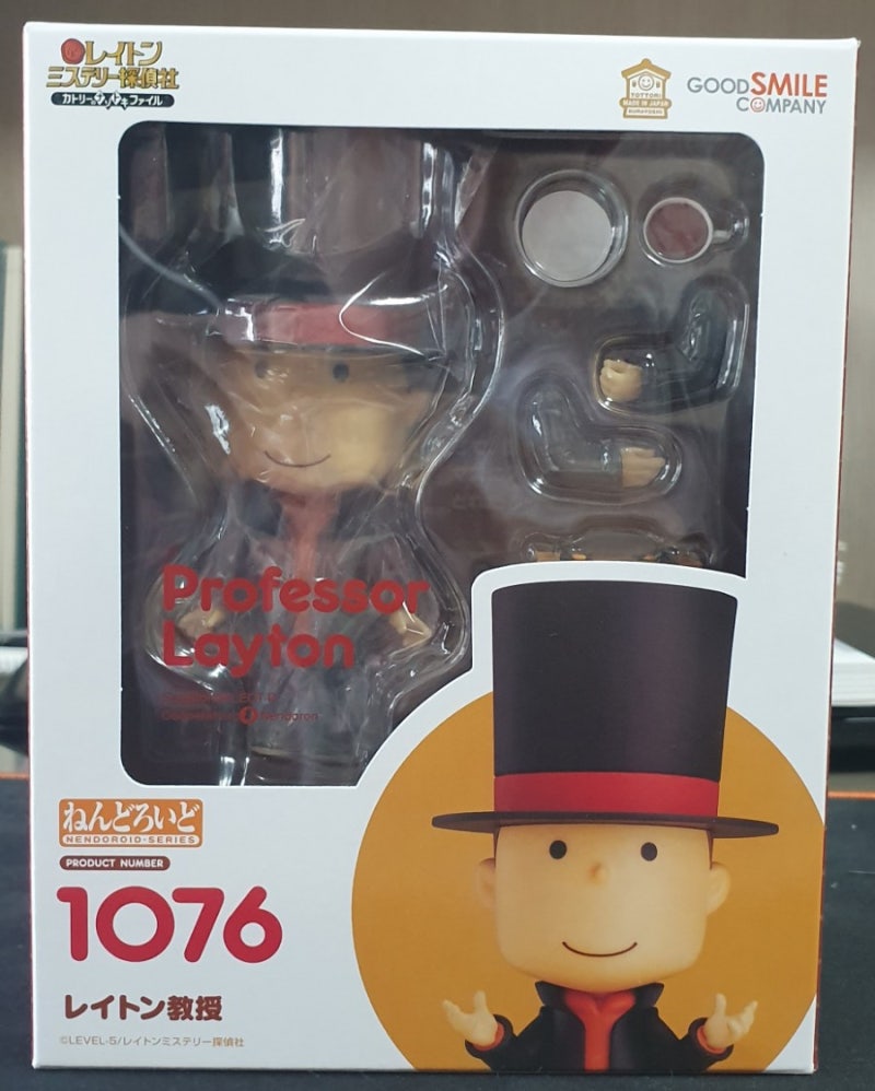 생애 첫 넨도로이드! 넨도로이드 No.1076 레이튼 교수 구입 후기 : 네이버 블로그