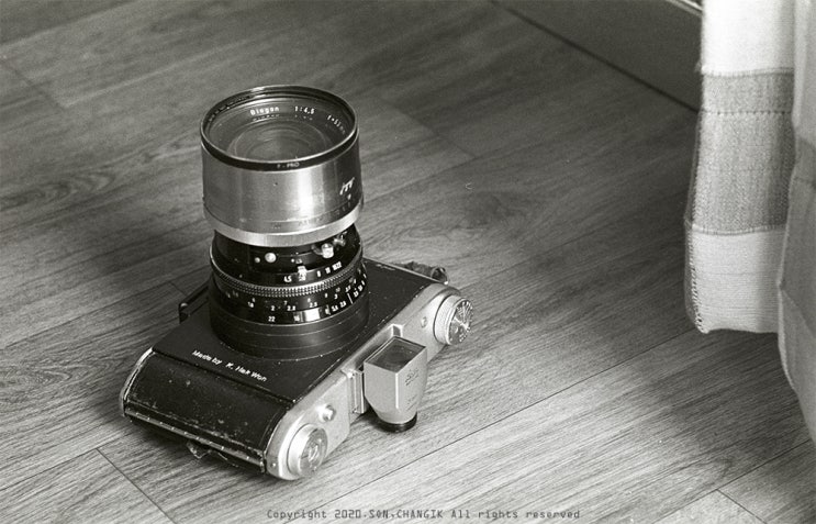  Linhof Biogon 53mm,Leica M3+Sonnar 50mm 조합