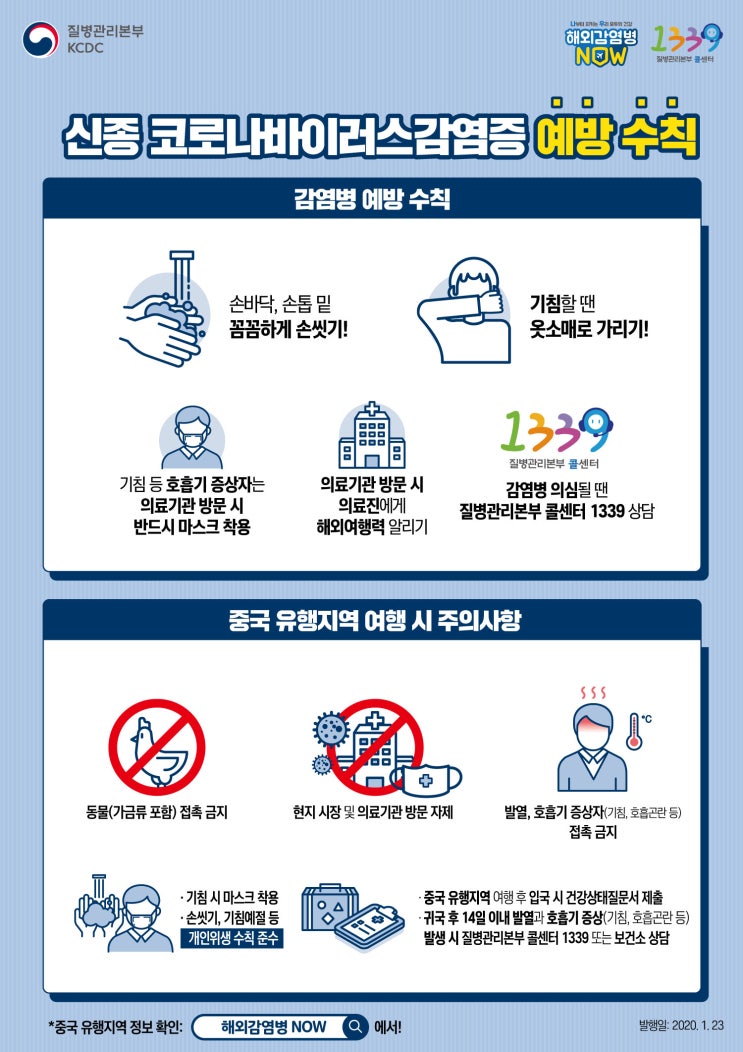  신종코로나 바이러스, 우한폐렴 예방법