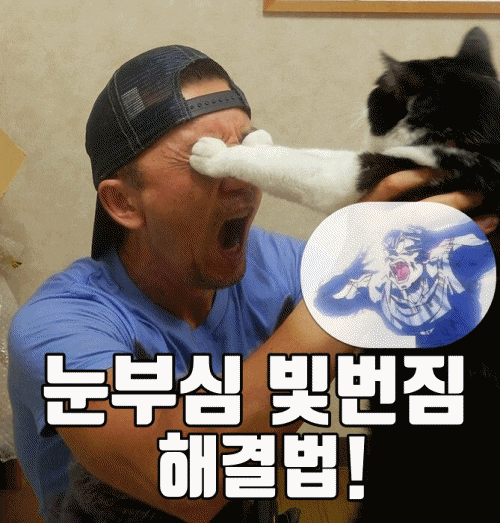  빛번짐을 안경으로 잡을 수 있나요?