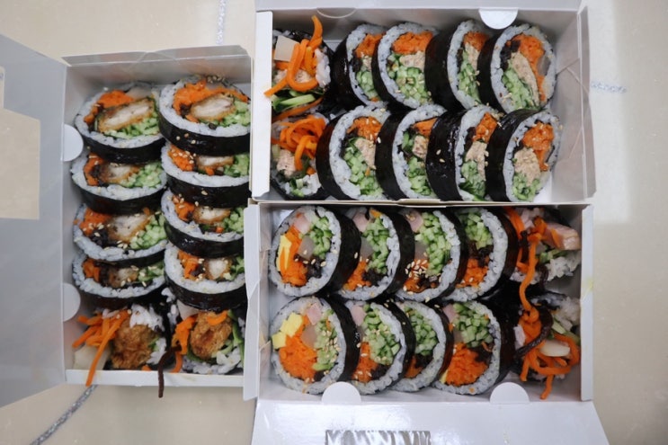  [바르다김선생 송도센트럴파크점]인천 송도 김밥 맛집/바른김밥 돈가스김밥 참치김밥 포장