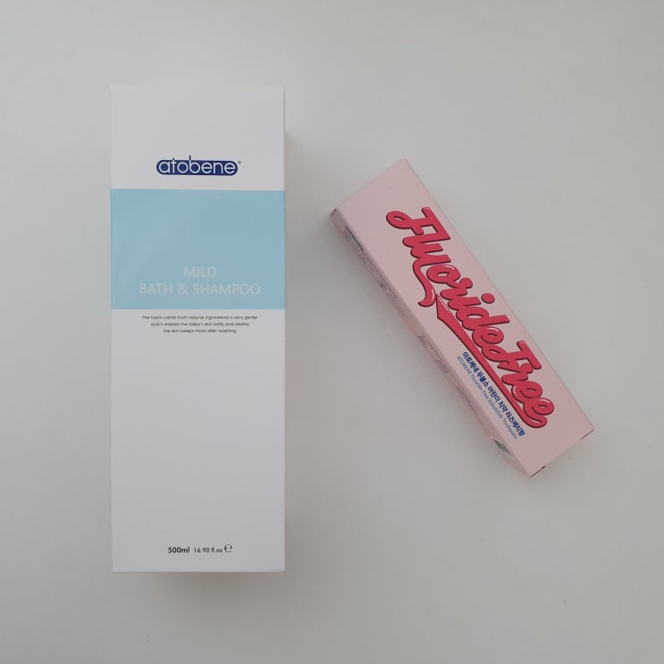  아기목욕용품 아토베네 신생아바디워시 무불소아기치약