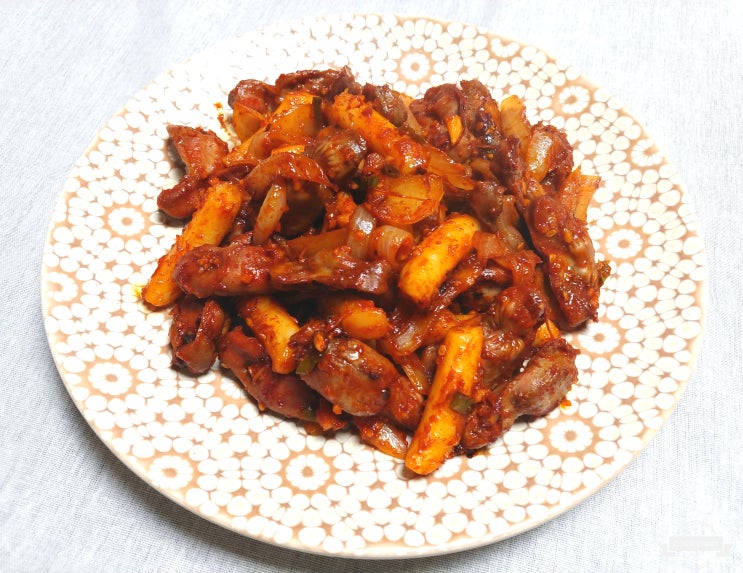  닭똥집 고추장볶음 만들기! 팔도비빔장을 이용한 레시피~