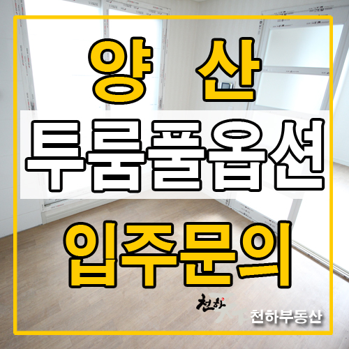  양산 투룸풀옵션 입주문의