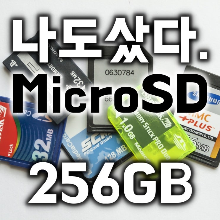 마이크로 sd카드 256g 할인 정보, 나도 샀다. 삼성 MicroSD EVO PLUS