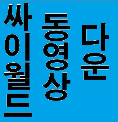  싸이월드 동영상 다운, 저장은? - 크롬확장x 어플x 녹화x