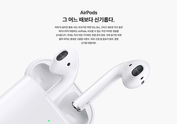  [에어팟 2세대] Apple 에어팟 2세대 무선 충전 모델