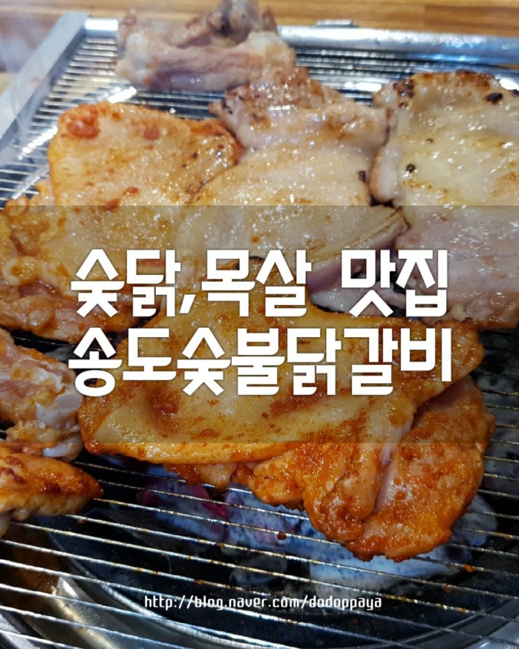  송도 닭갈비와 닭목살 JMT 단골집,인천 <송도숯불닭갈비>