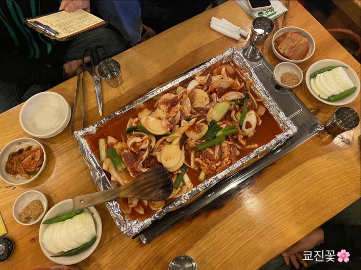  [부천맛집/김포맛집]팽오리농장 본점_오리주물럭 야채.떡사리 추가하고 볶음밥까지 뇸