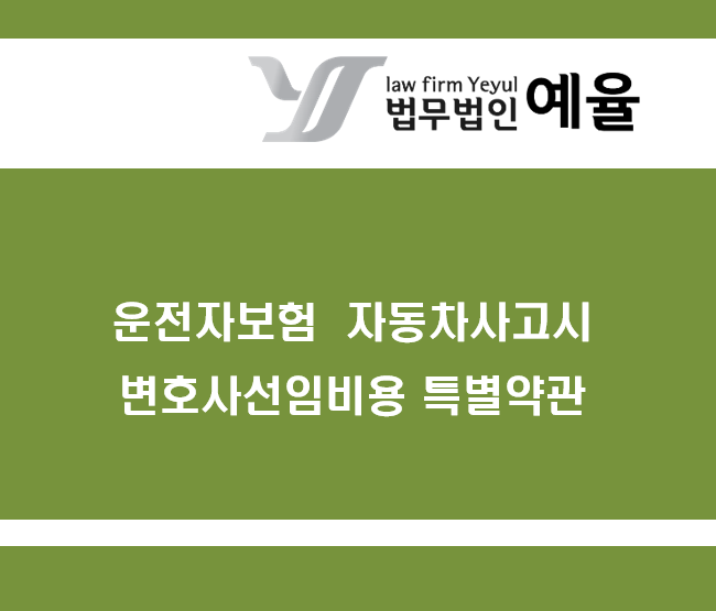 자동차사고 변호사 선임비용 운전자보험으로 해결 4