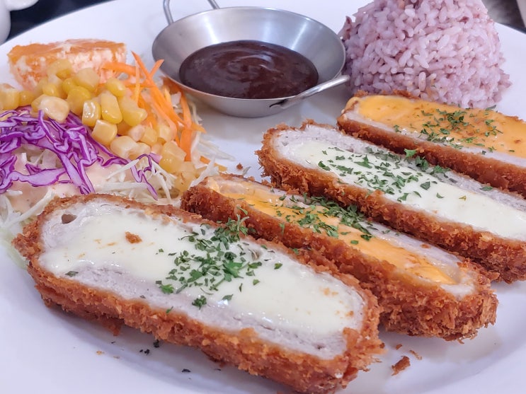  경남 거제 옥포동 미스터빠삭 돈까스, 떡볶이가 맛있는 가게 추천!!