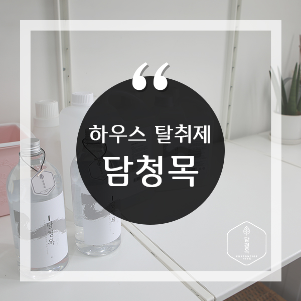  하우스탈취제 담청목으로 집안 공기를 관리해요