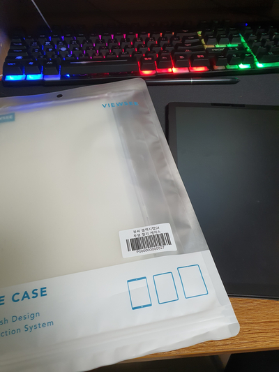 갤럭시탭 S4 젤리 케이스 구매 후기 (뷰씨 태블릿 투명 젤리 케이스)
