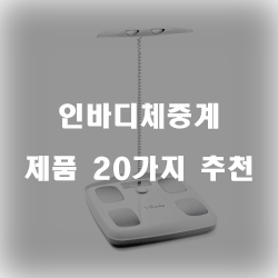  괜찮은 인바디체중계 물품들 20가지 보고가세요~