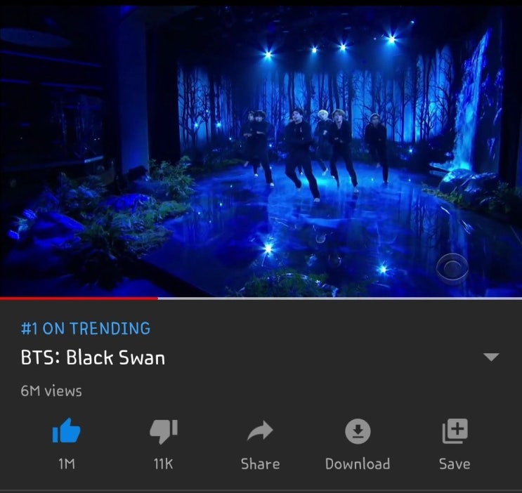 국가별 유튜브 트렌딩 조지는 중인 방탄소년단 제임스코든쇼 Black Swan 무대영상 국가별 유튜브 트렌딩 조지는 중인 방탄소년단 제임스코든쇼 Black Swan 무대영상