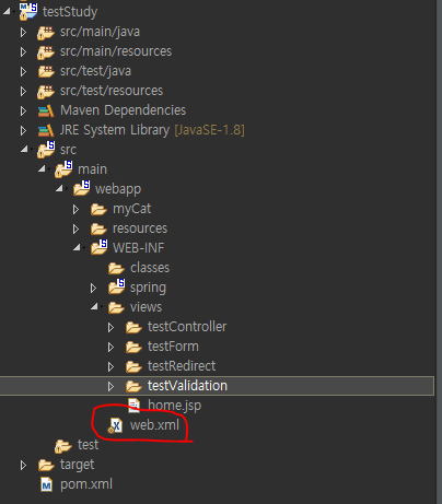  SpringFramework - 한글 처리 ( utf-8 Encoding Filter )