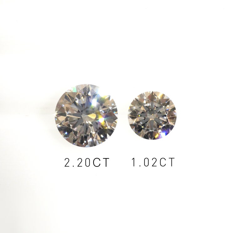  2캐럿 GIA 다이아몬드 2.20CT E SI1 3EX 가격 시세