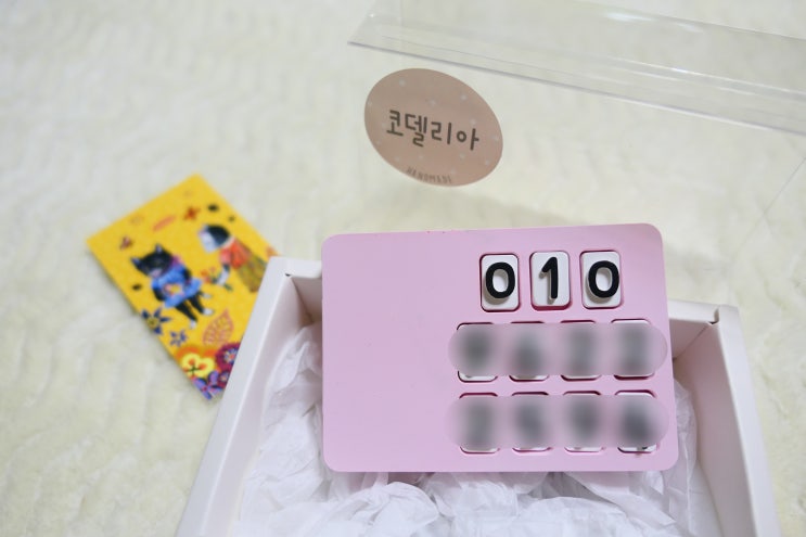  차방향제 코델리아 석고전화번호판 추천!