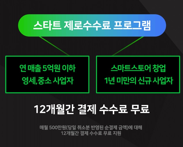  스마트스토어 제로수수료 승인 성공!
