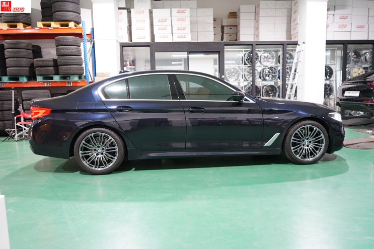  휠도색 bmw G30 고스트크롬 색상 휠도색 휠119