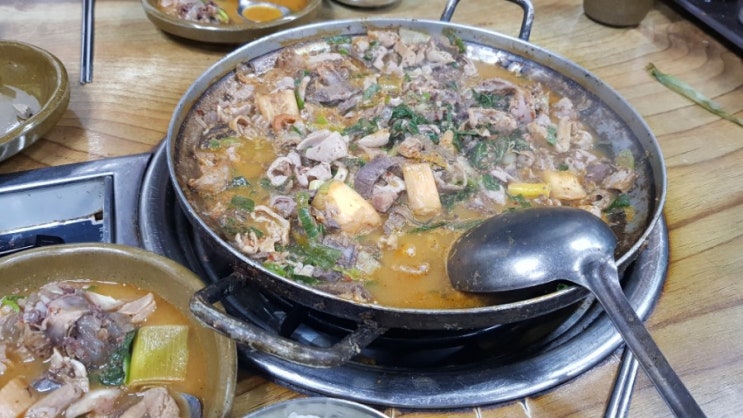  천리집 신성동 순대전골 개맛집