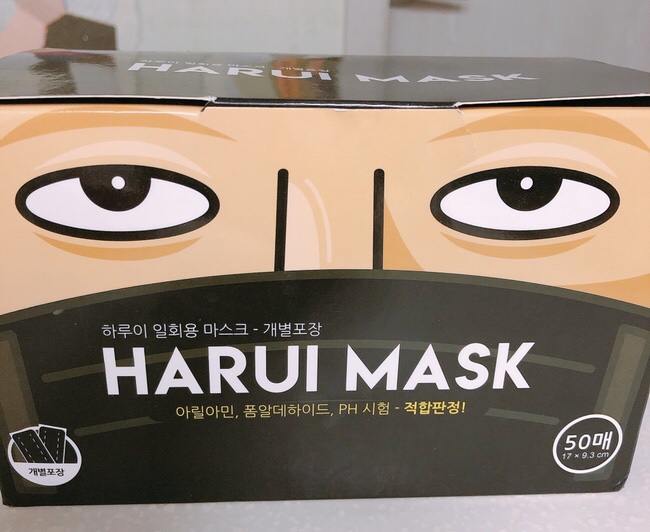  일회용 마스크 데이오프 하루이 블랙 (개별포장)