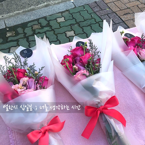  부산 졸업식 꽃다발 원데이 클래스 <감천 꽃집>