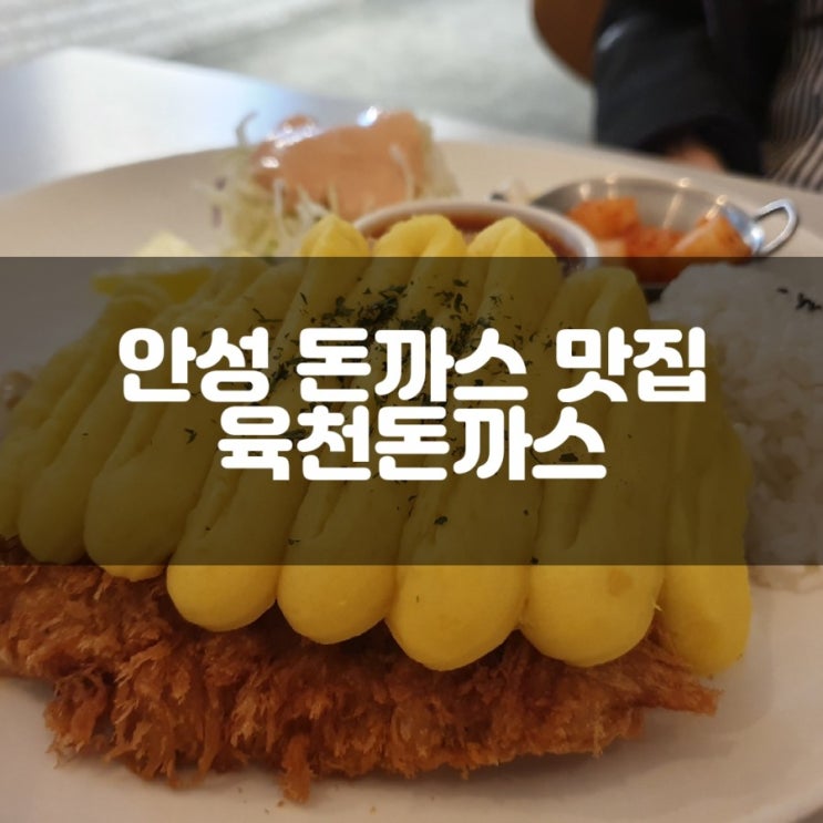  [안성/한경대]육천돈까스, 돈까스 함박스테이크 둘다 넘 맛있는 집(양식당꼬륵)