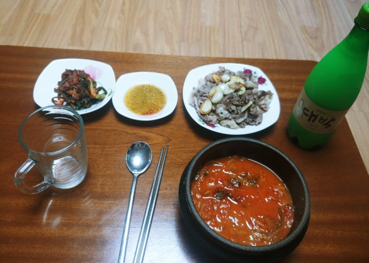  간단하게 먹는 술안주(feat. 막걸리)