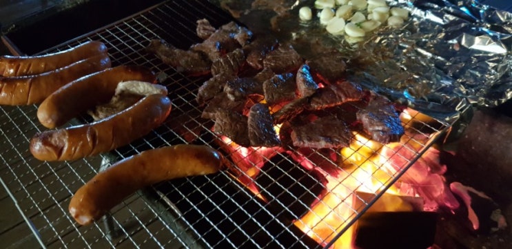  대부도 펜션 바베큐 배달 서비스로 식사준비OK! 우리한돈 맛!짱!