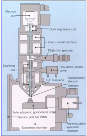  SEM - 전자기 렌즈, electromagnetic lens