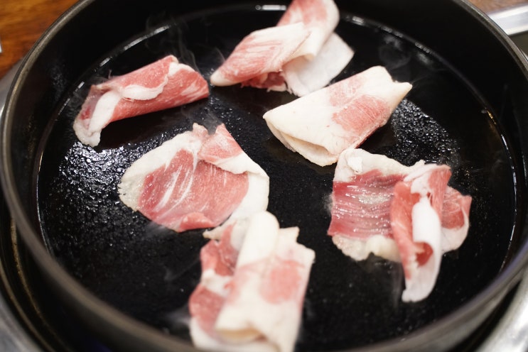  마곡 고기집 :: 최가미록차돌쌈 마곡점 차돌쌈세트