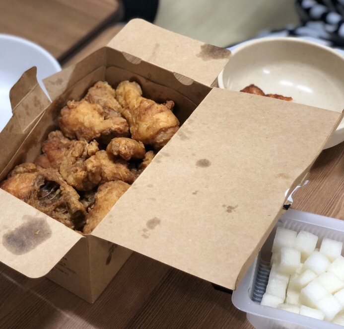  한주의 시작 치킨으로!!