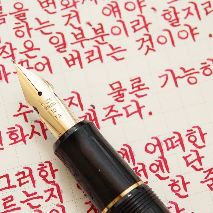  명암 明暗 (파이롯트 커스텀 742 fa닙)