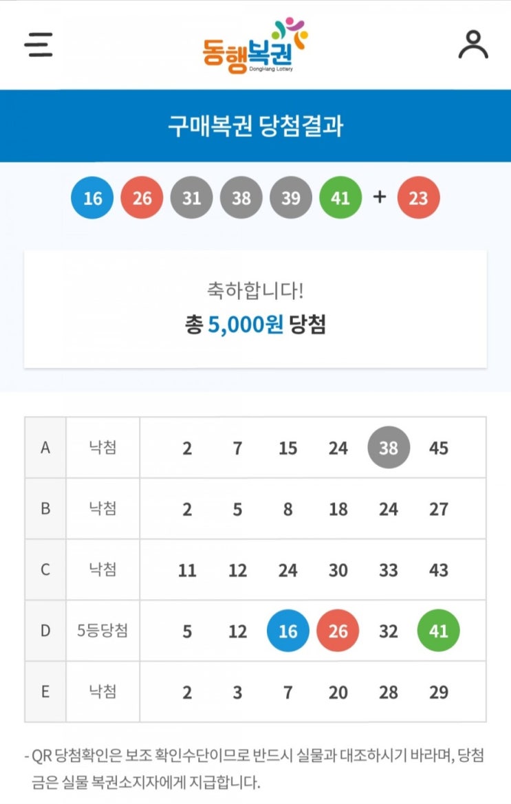  20200125 895회 로또후기